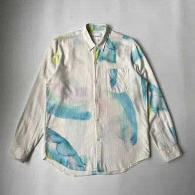 Pre-owned Our Legacy A/w 14 Watercolour Print Shirt In Multicolor