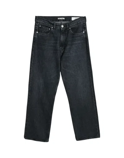 Our Legacy Baggy Denim Pants With High Waist In Blue