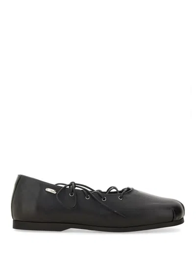 Our Legacy Ballerina Slip In With Laces In Black