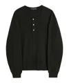 Our Legacy Slate Cotton Sweatshirt In Black Rib