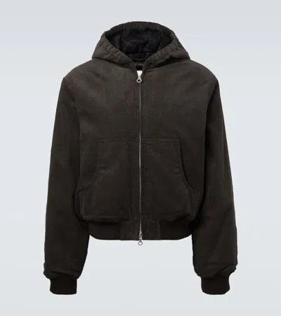 Our Legacy Bank Cotton Twill Corduroy Jacket In Brown