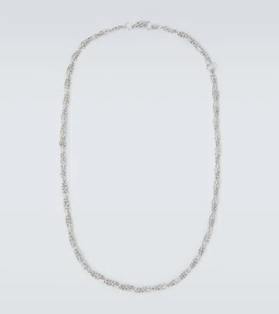 Our Legacy Barbwire Chain Necklace In Metallic
