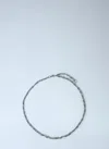 Our Legacy Barbwire Necklace In Silver