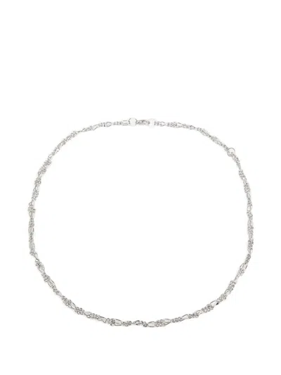 Our Legacy Barbwire Necklace In Silver