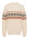 Our Legacy Snow Fairisle-motif Jumper In Cream