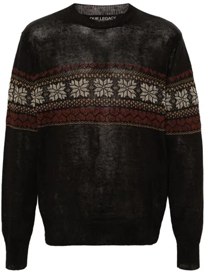 OUR LEGACY OUR LEGACY BASE ROUNDNECK SWEATER