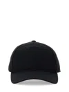 Our Legacy Sporty Hat With Curved Brim And Metal Buckle In Black