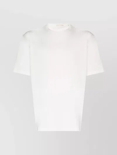 Our Legacy Basic Round Neck T-shirt With Short Sleeves In White