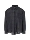 Our Legacy Check Pattern Button-down Shirt With Chest Pocket