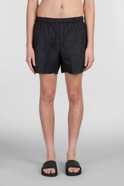 Our Legacy Black Drape Tech Swim Shorts