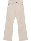 Our Legacy Moto Cut Straight-leg Jeans In Beige