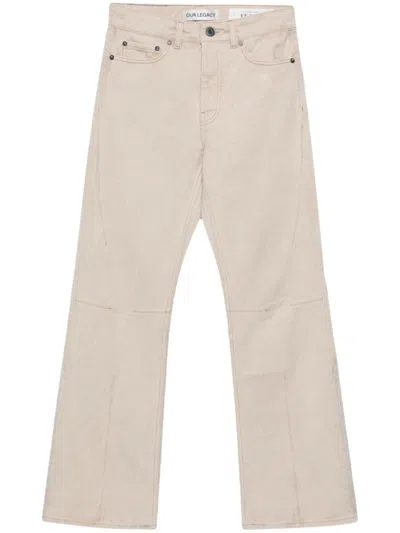 OUR LEGACY BEIGE COTTON JEANS