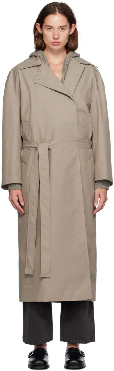 Our Legacy Beige Court Coat In Doubleganger Beige