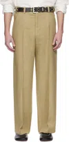 Our Legacy Beige Sailor Trousers In Alga Marina Deluxe C