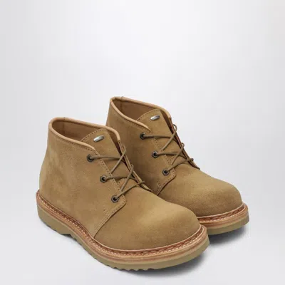 Our Legacy Beige Suede Chukka Boots In Multi