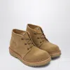 Our Legacy Beige Suede Chukka Ankle Boots In Brown