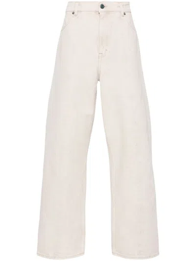 Our Legacy Beige Wide-legged Jeans In Neutrals