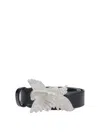 Our Legacy Timeless Leather Belt In Black