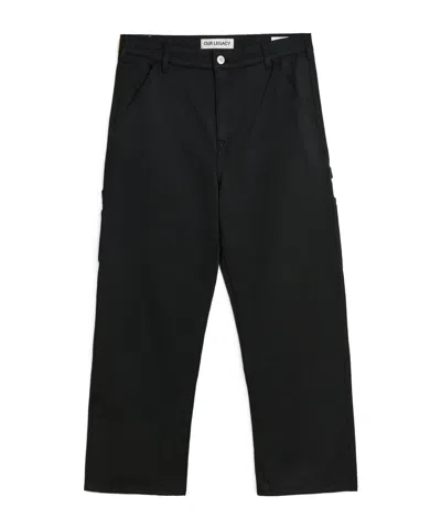 Our Legacy Belt-loop Casual Pants In Black