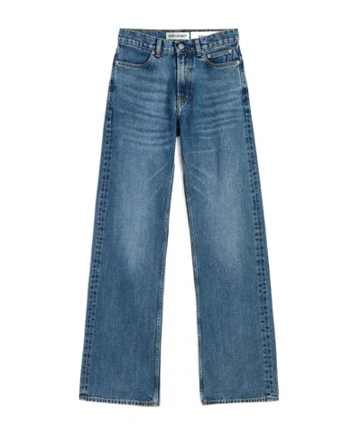 Our Legacy Belt Loop Denim Trousers In Blue