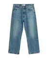Our Legacy Mens Third Cut Relaxed Wide Leg Jeans In Blue