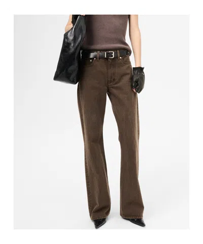 Our Legacy Belt-loop Jeans In Brown