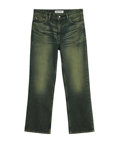 Our Legacy Belt-loop Jeans In Green