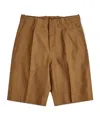 Our Legacy Belt Loops Shorts In Tobacco