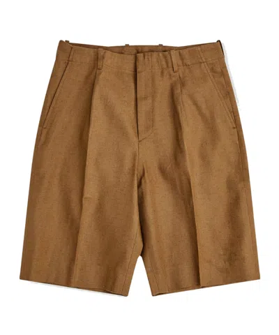 Our Legacy Belt Loops Shorts In Tobacco