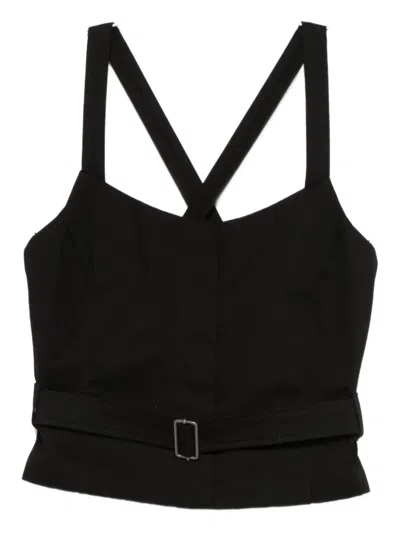 Our Legacy Belted Top In Black