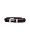 Our Legacy Pony Hair Belt In Brown
