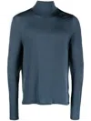 Our Legacy Bend High-neck Ripstop T-shirt In Blau