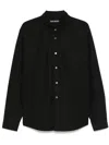 Our Legacy Shirt With Button-down Collar And Chest Pocket In Black