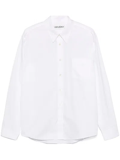 Our Legacy Beyond Bd Shirt Clothing In White