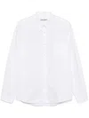 Our Legacy Cotton Shirt Featuring Chest Pocket And Long Sleeves In White Non Iron Crisp Cotton