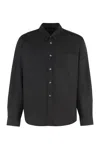 Our Legacy Shirt With Button-down Collar And Chest Pocket In Black