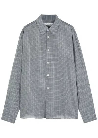 OUR LEGACY OUR LEGACY BEYOND CHECKED VOILE SHIRT