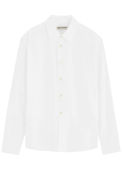 Our Legacy Beyond Lyocell-blend Shirt In White