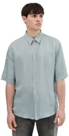 Our Legacy Beyond Shirt - Men's - Mother Of Pearl/silk/viscose In Geo Stripe Ceremonial Viscose