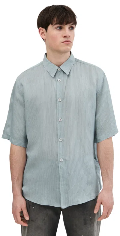 Our Legacy Beyond Shirt Short Sleeve Geo Stripe Ceremonial Viscose