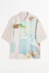 Our Legacy Printed Short Sleeve Lightweight Fabric Shirt