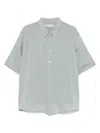 Our Legacy Beyond Shirt - Men's - Mother Of Pearl/silk/viscose In Water Green.