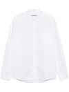 Our Legacy Cotton Shirt Featuring Chest Pocket And Long Sleeves In Weiss