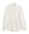 Our Legacy Funnel Cotton Poplin Shirt In White