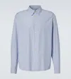 Our Legacy Beyond Striped Cotton Poplin Shirt In Blue