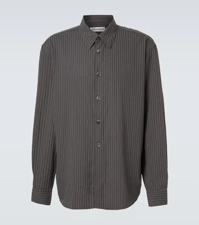 Our Legacy Beyond Striped Shirt In Gray