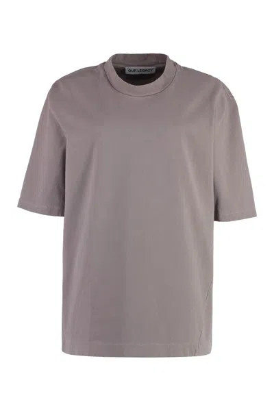 Our Legacy Big Cotton Crew-neck T-shirt In Pink