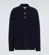 Our Legacy Big Piquet Ribbed-knit Cotton Sweater In Navy Chunky Cotton Rib