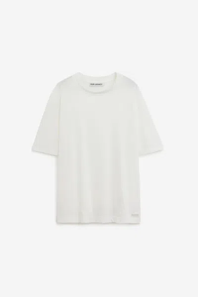 Our Legacy Big T-shirt T-shirt In White