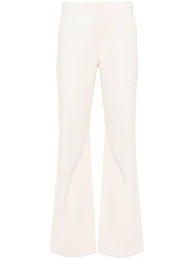 Our Legacy Biker High-waist Straight Trousers In Neutrals